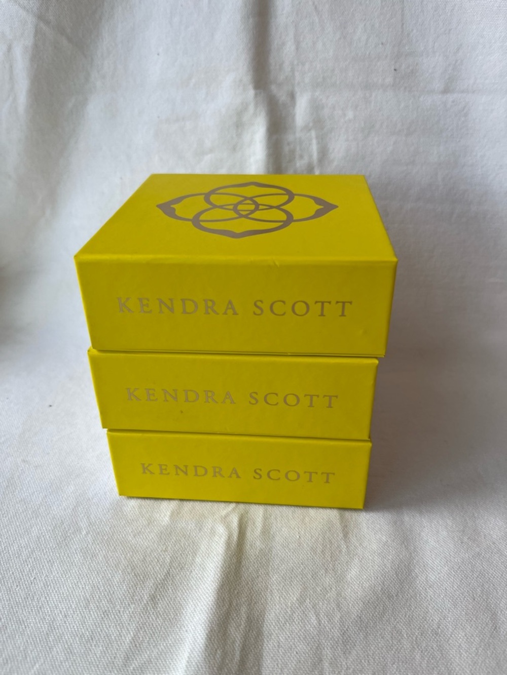 Kendra Scott Yellow Stacked Jewelry Boxes - Picture 2 of 9
